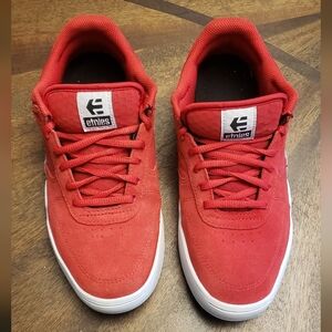 etnies Estrella Skate Shoes In Red By Ryan Sheckler Unisex Ms7, Ws8.5